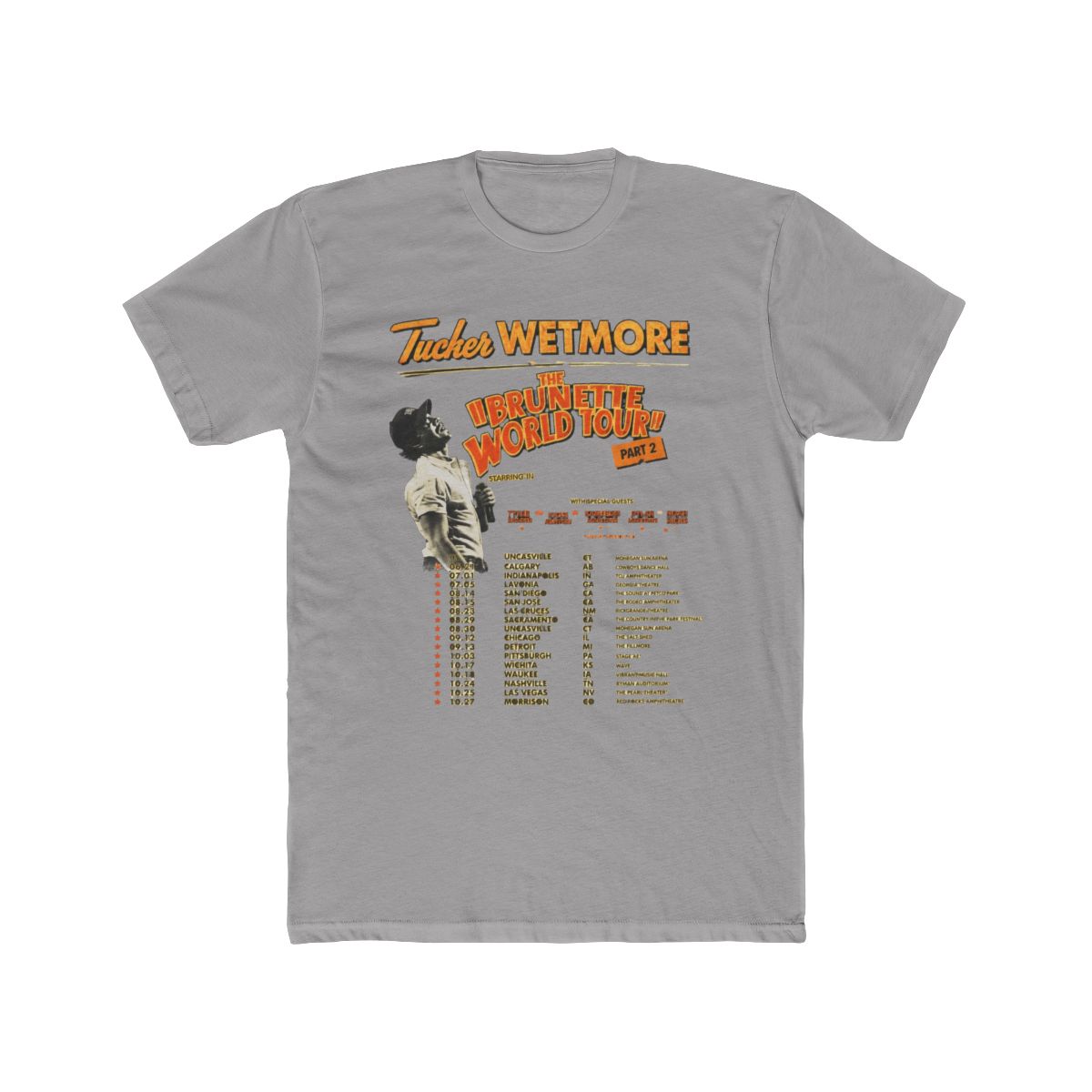 Tucker Wetmore Tour 2026 T Shirt, Country Music Fan Shirt, Retro Cowboy Concert Tee GrolyTee T Shirt S-5XL - Walmart.com - Official t-shirts merchandise