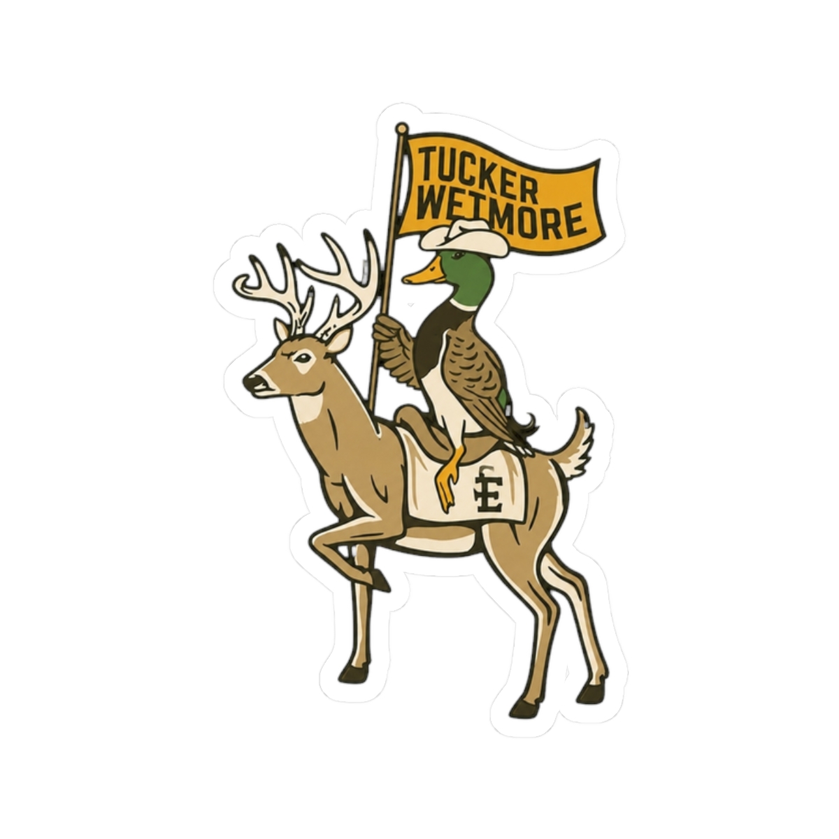 tucker wetmore 2 Sticker - alternate angle 3, merchandise